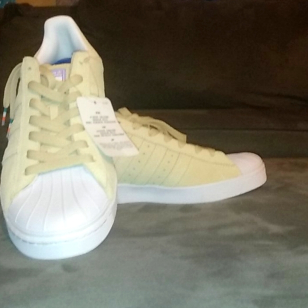 Adidas Originals Superstar Vulc Adv Pastel Yellow 